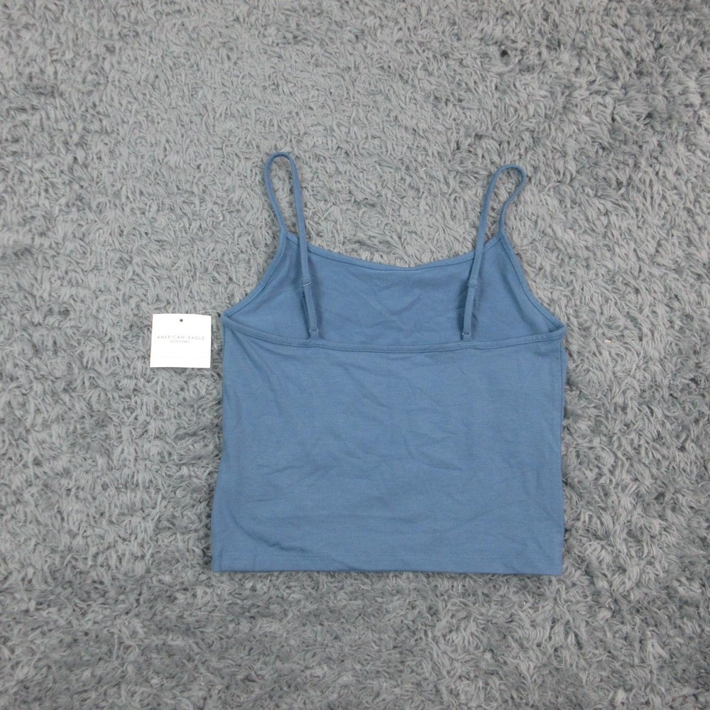 American Eagle Outfitters Tank Top Womens Small Blue Scoop Neck Stretch Cami NWT - Picture 10 of 12